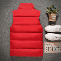 DIMUSI męska kamizelka bez rękawów jesienno-zimowa moda męska ocieplana kamizelka z bawełny płaszcze mężczyźni stoją kołnierz zagęścić kamizelki odzież 4